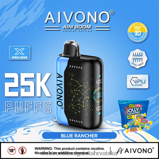 E Tekućina - Aivono AIM BOOM 25000 plavi rančer L668DF344