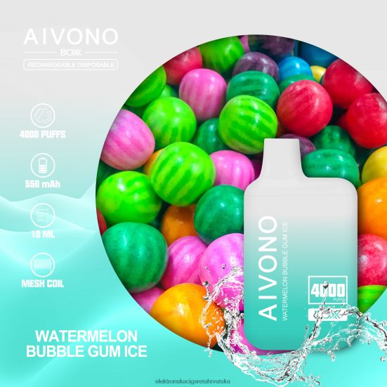E Cigareta Cijena - Aivono AIM BOXX 4000 led od žvakaće gume od lubenice L668DF227
