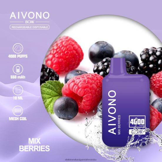 E Cigareta Cijena - Aivono AIM BOXX 4000 pomiješati bobičasto voće L668DF215