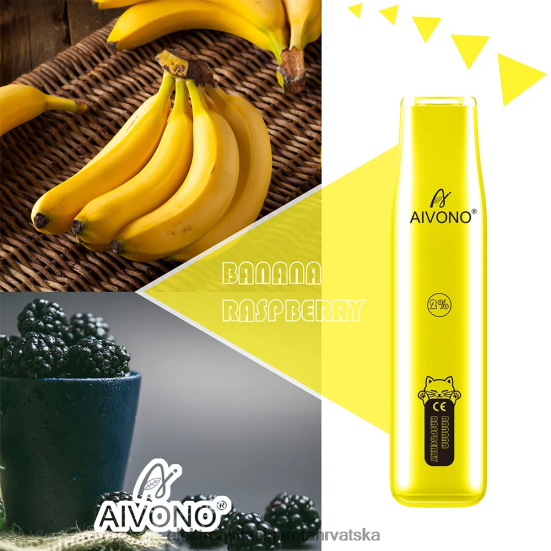 E Cigareta Tisak Cijena - Aivono AIM CAT 400 banana malina L668DF334