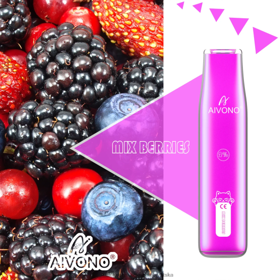 Smok Jednokratni Vape - Aivono AIM CAT 400 pomiješati bobičasto voće L668DF343
