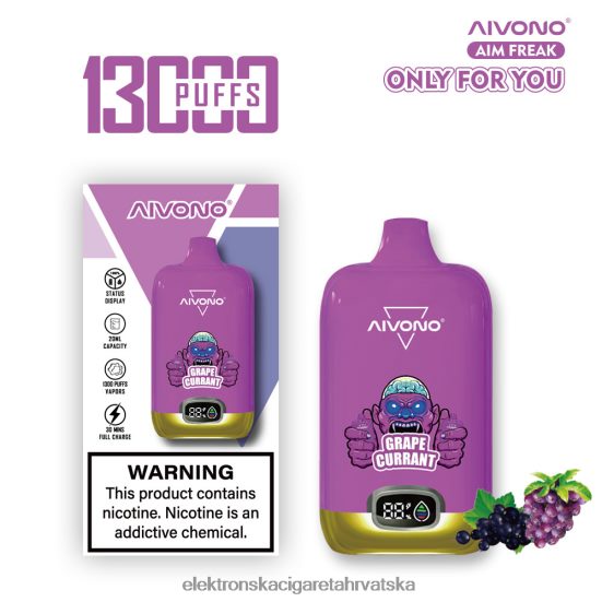 E Cigareta Cijena - Aivono AIM FREAK 13000 grožđa ribizla L668DF251