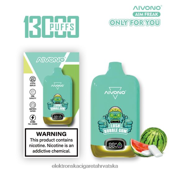 Smok Jednokratni Vape - Aivono AIM FREAK 13000 bujna žvakaća guma L668DF247