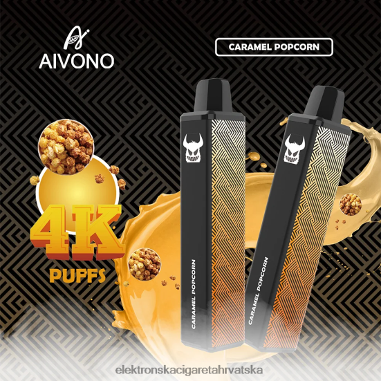 E Cigareta Tekućina - Aivono AIM FREAK 4000 karamel kokice L668DF261