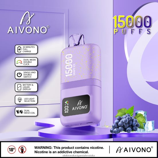 E Cigareta - Aivono AIM magic 15000 led od grožđa L668DF60