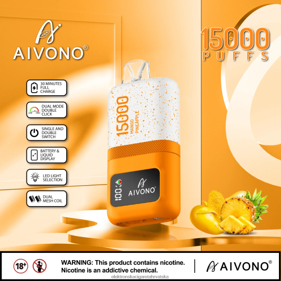 E Cigareta Tekućina - Aivono AIM magic 15000 mango ananas L668DF69