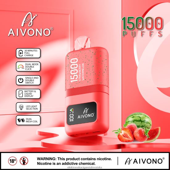 E Cigareta Tisak Cijena - Aivono AIM magic 15000 jagoda lubenica L668DF58