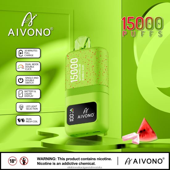 Jednokratni Vape Tisak - Aivono AIM magic 15000 žvakaća guma od lubenice L668DF65
