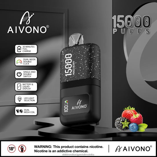 Smok Jednokratni Vape - Aivono AIM magic 15000 miješano bobičasto voće L668DF67