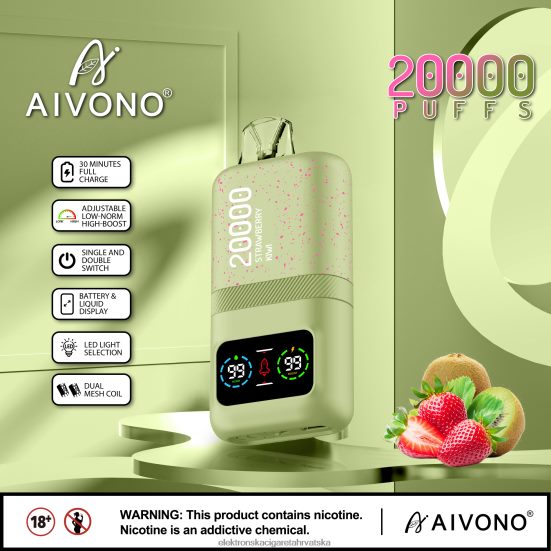 E Cigareta Tekućina - Aivono AIM magic 20000 jagoda kivi L668DF81