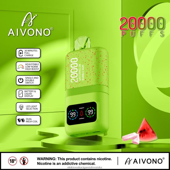 E Cigareta Tisak Cijena - Aivono AIM magic 20000 žvakaća guma od lubenice L668DF82