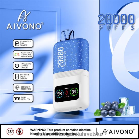 Elektronska Cigareta Cijena - Aivono AIM magic 20000 led od borovnice L668DF73