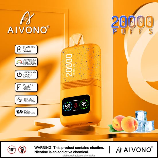 Elektronska Cigareta Cijena - Aivono AIM magic 20000 led od breskve L668DF85