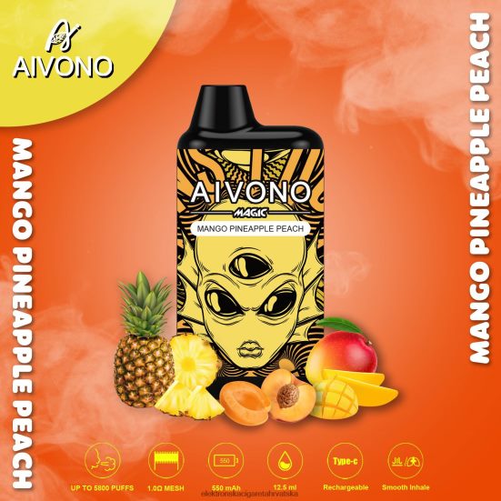 Elektronska Cigareta Hrvatska - Aivono AIM MAGIC 5800 kutija za cigarete mango ananas breskva L668DF88