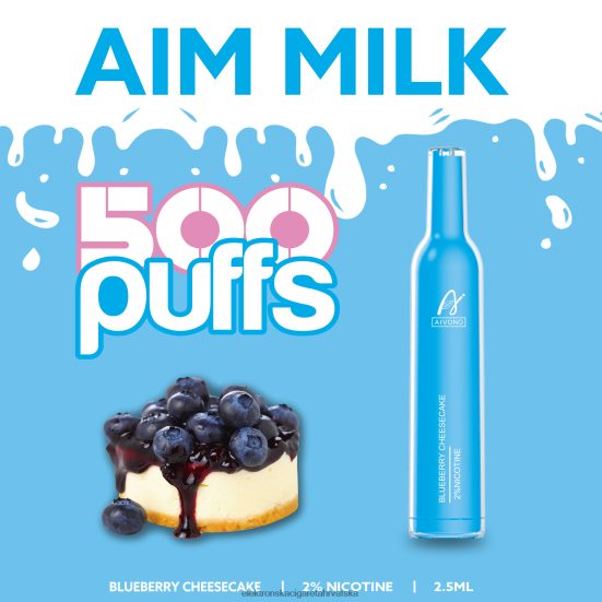 E Cigareta Tisak Cijena - Aivono AIM MILK 500 torta sa sirom od borovnica L668DF274
