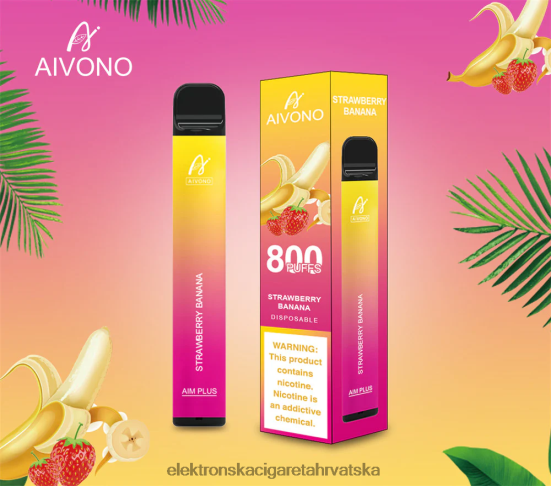 E Cigareta - Aivono AIM PLUS 800 jagoda banana L668DF192