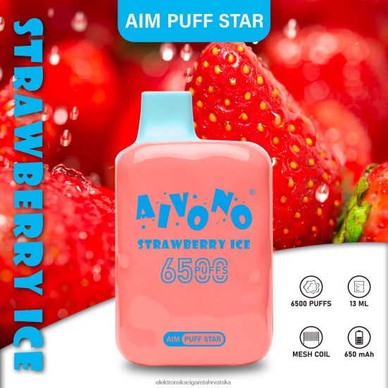 E Cigareta - Aivono AIM PUFF STAR 6500 led od jagoda L668DF288