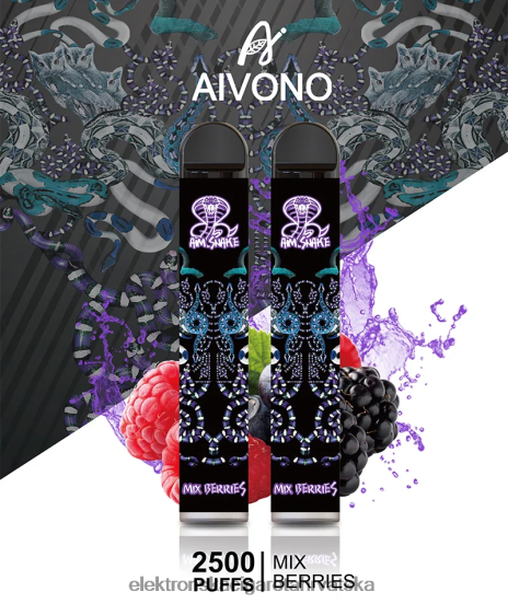 E Cigareta - Aivono AIM SNAKE 2500 pomiješati bobičasto voće L668DF312