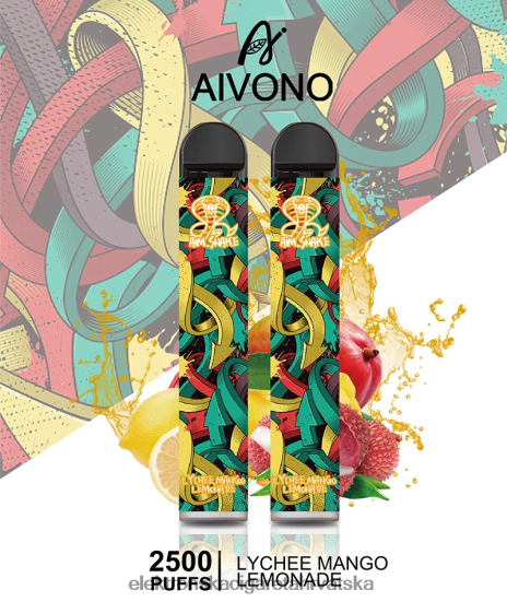 E Tekućina - Aivono AIM SNAKE 2500 liči mango limunada L668DF308