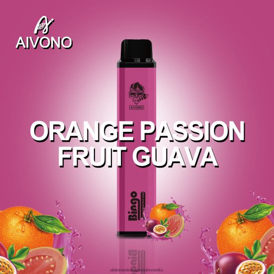 E Cigareta - Aivono AIM BINGO 4000 narančasta passionfruit guava L668DF132