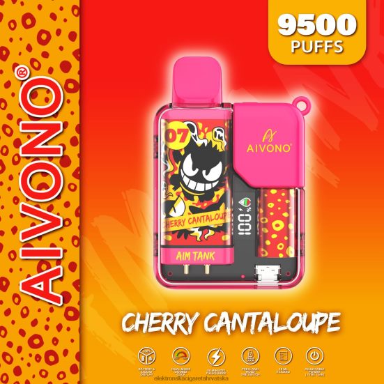 E Cigareta Tekućina - Aivono AIM TANK 9500 višnja dinja L668DF45