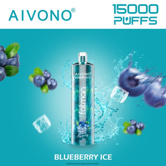 Elektronska Cigareta Petrol - Aivono FATMAN 15000 led od borovnice L668DF14