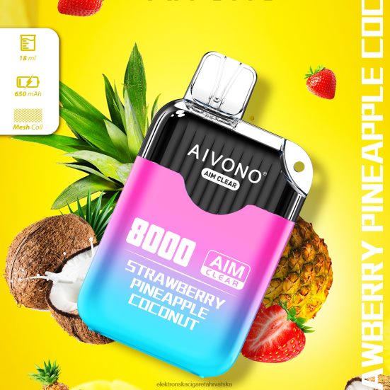 Elektronska Cigareta Cena - Aivono AIM CLEAR 8000 jagoda ananas kokos L668DF207