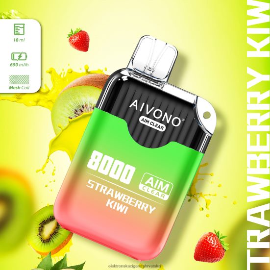 Jednokratni Vape Hrvatska - Aivono AIM CLEAR 8000 jagoda kivi L668DF210