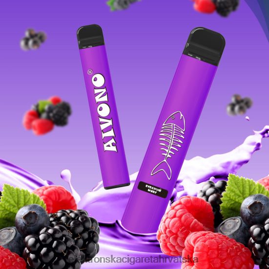 E Cigareta Tekućina - Aivono AIM FISHBONE 600 miješano bobičasto voće L668DF285
