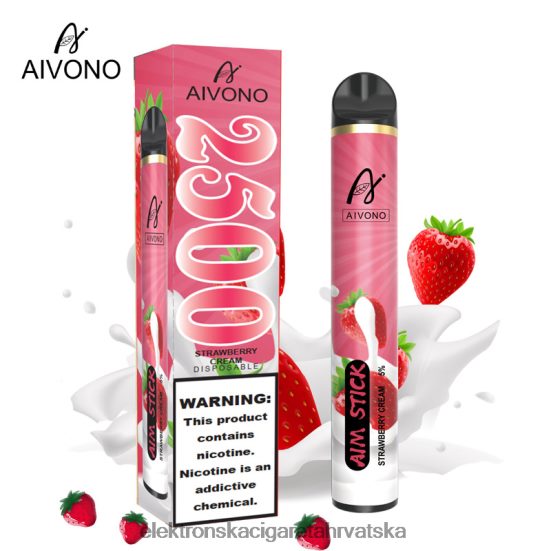E Cigareta Cijena - Aivono AIM STICK 2500 krema od jagoda L668DF155