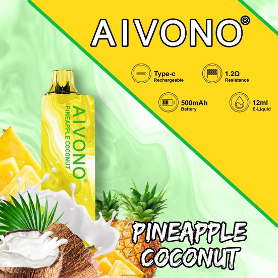 E Cigareta Tisak Cijena - Aivono AIM GUN 7000 ananas kokos L668DF106