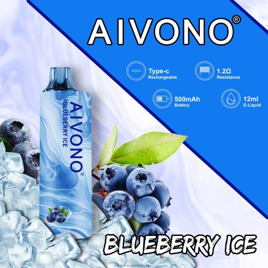 E Tekućina - Aivono AIM GUN 7000 led od borovnice L668DF104