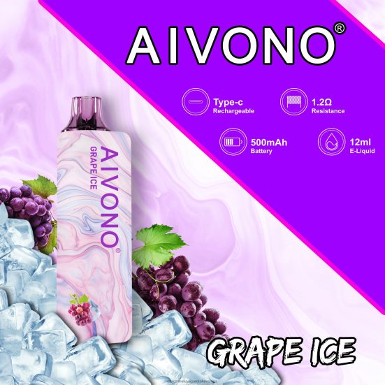 Jednokratni Vape Hrvatska - Aivono AIM GUN 7000 led od grožđa L668DF102