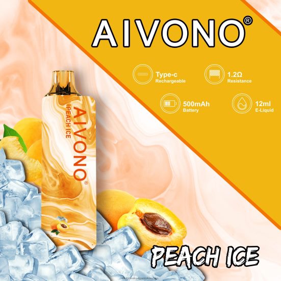 Smok Jednokratni Vape - Aivono AIM GUN 7000 led od breskve L668DF103