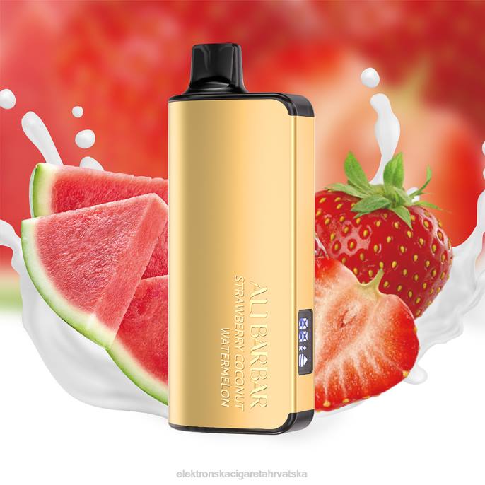 E Cigareta Cijena - Alibarbar Ingot 9000 vape za jednokratnu upotrebu jagoda kokos lubenica 02XP24