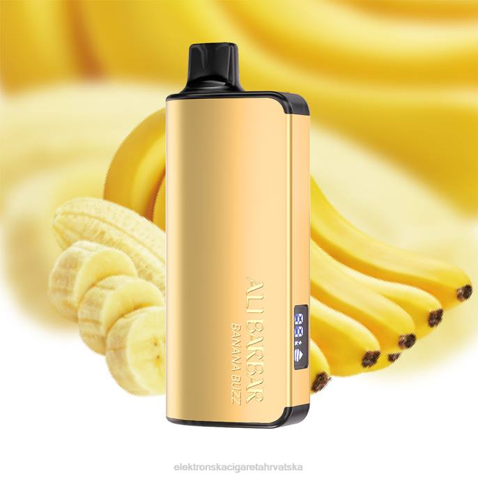 Elektronska Cigareta Brez Nikotina - Alibarbar Ingot 9000 vape za jednokratnu upotrebu banana buzz 02XP27