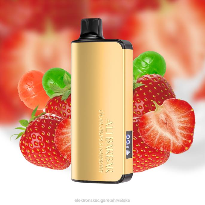 Jednokratni Vape Tisak - Alibarbar Ingot 9000 vape za jednokratnu upotrebu chupa chups jagoda 02XP17