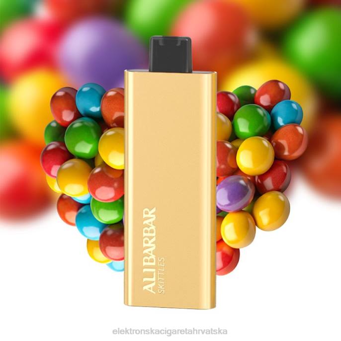 E Cigareta Cijena - Alibarbar Pandora 7000 vape za jednokratnu upotrebu dugin slatkiš 02XP60