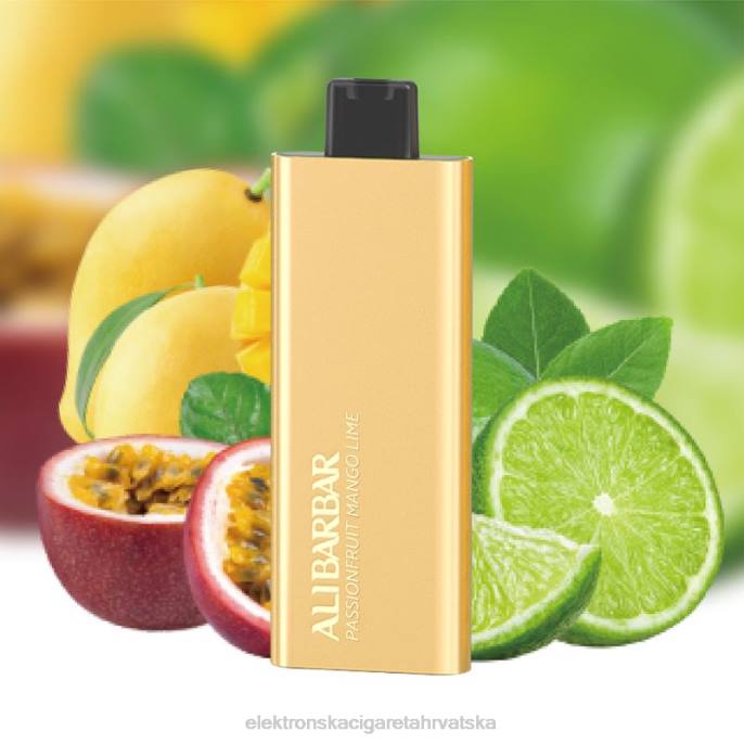 E Cigareta Osijek - Alibarbar Pandora 7000 vape za jednokratnu upotrebu passionfruit mango limeta 02XP58