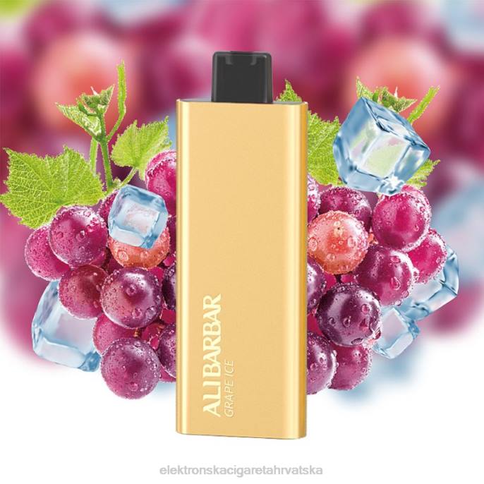 E Cigareta Tekućina - Alibarbar Pandora 7000 vape za jednokratnu upotrebu led od grožđa 02XP56
