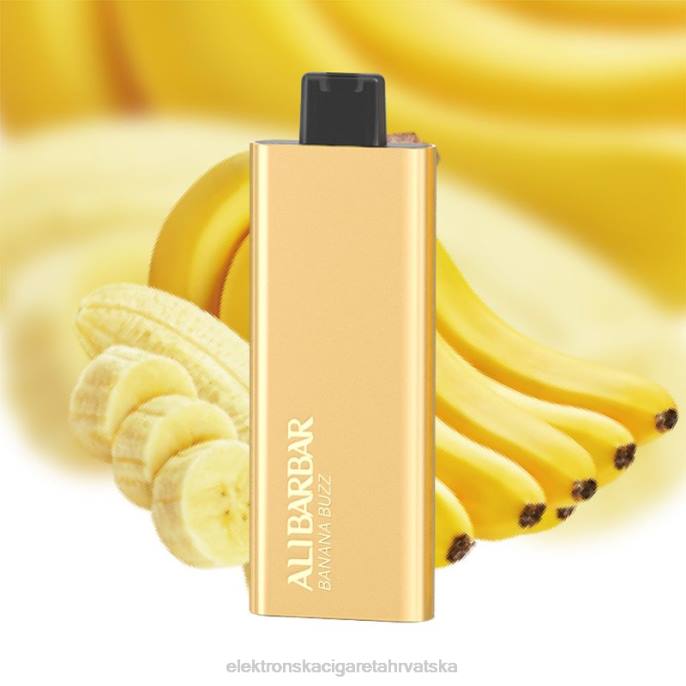 Jednokratni Vape Tisak - Alibarbar Pandora 7000 vape za jednokratnu upotrebu banana buzz 02XP65