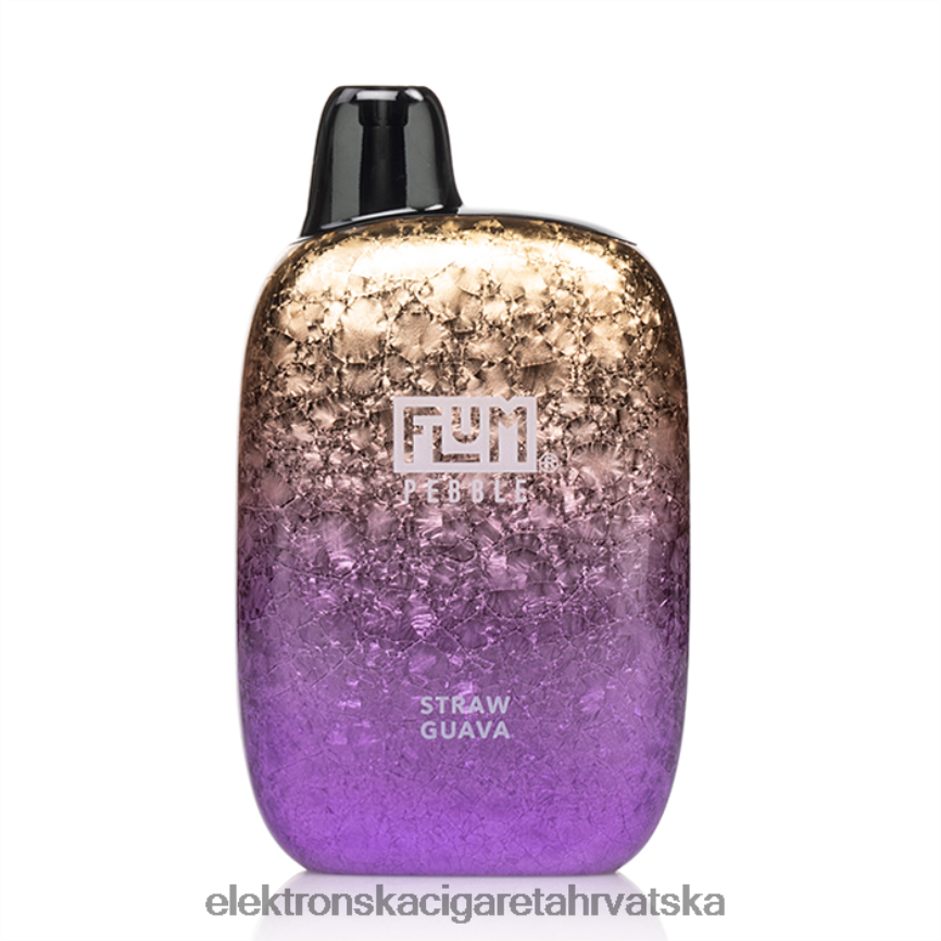 Jednokratni Vape Hrvatska - FLUM PEBBLES 6000 udaha slamnata guava LP62R242