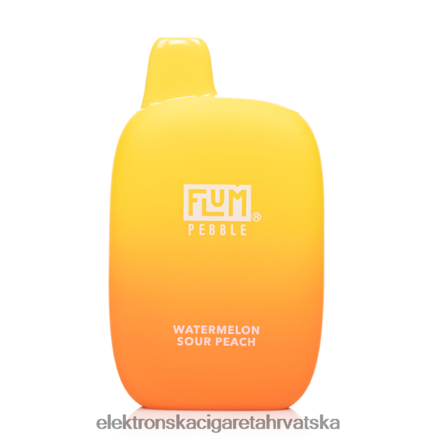 Jednokratni Vape Tisak - FLUM PEBBLES 6000 udaha lubenica kisela breskva LP62R253