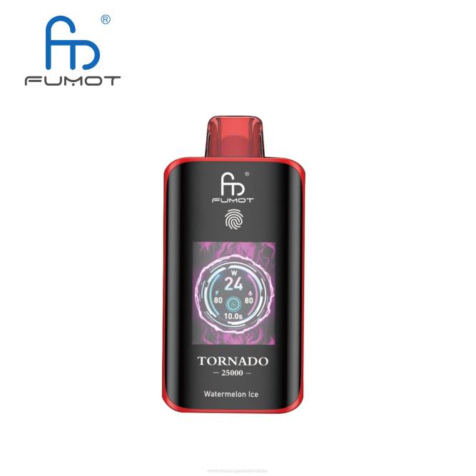 E Cigareta - led od lubenice Fumot Tornado 25000 jednokratnih vapea 6J2612