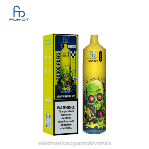 Elektronska Cigareta Petrol - Fumot Tornado 30k glazbe led od jagoda 2N4F26