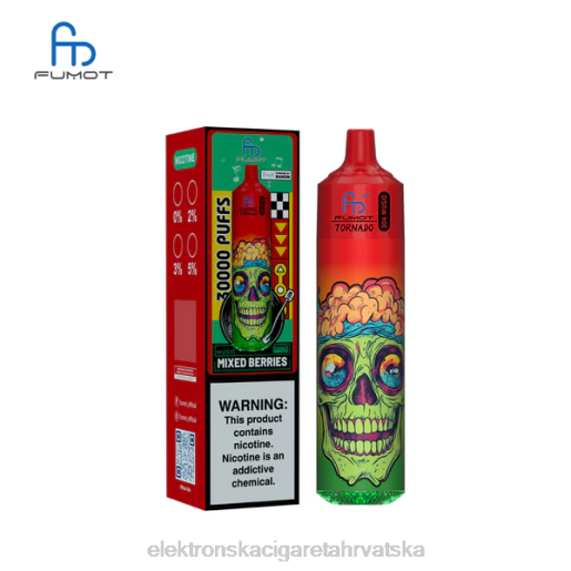 Jednokratni Vape Hrvatska - Fumot Tornado 30k glazbe miješano bobičasto voće 2N4F18