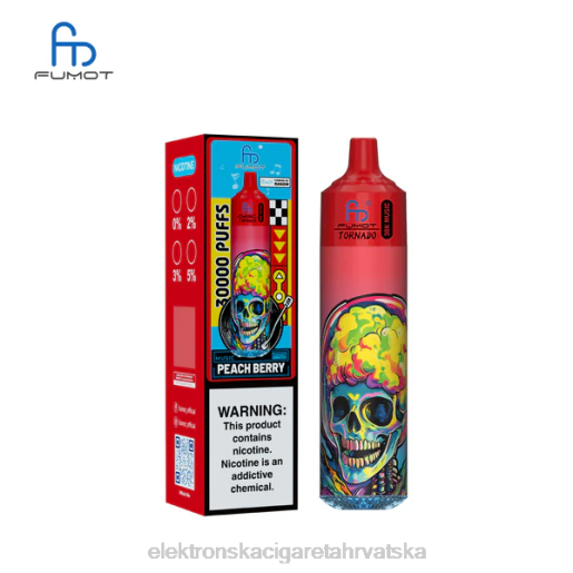 Smok Jednokratni Vape - Fumot Tornado 30k glazbe bobica breskve 2N4F19