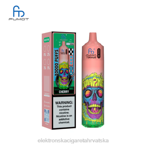 Smok Jednokratni Vape - Fumot Tornado 30k glazbe trešnja 2N4F7