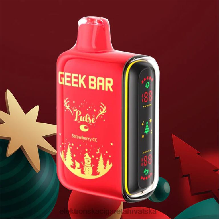 Elektronska Cigareta Cena - jagoda cc DJFJL86 GEEK BAR Pulse blagdansko izdanje 7500 dimova/15000 dimova