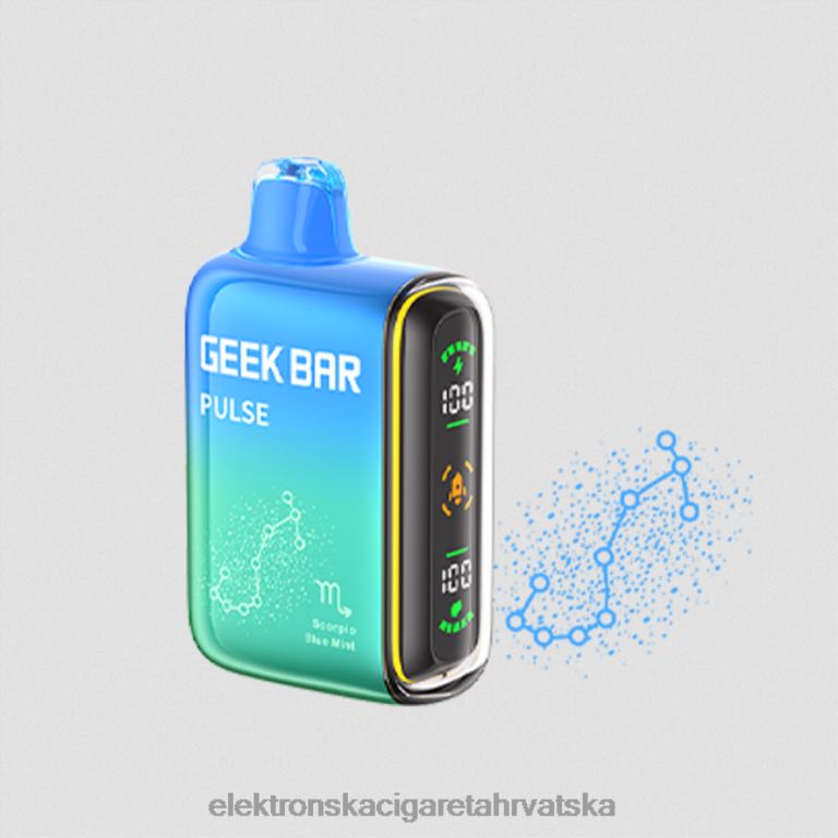 Elektronska Cigareta Cijena - plava metvica DJFJL73 GEEK BAR Pulse zodiac izdanje 7500 udaha/15000 udaha